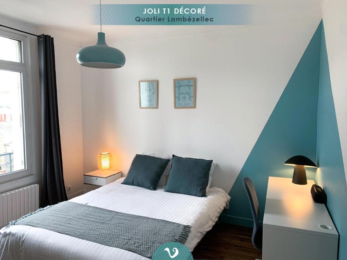 Joli T1 Quartier Lambezellec Brest Exterior foto